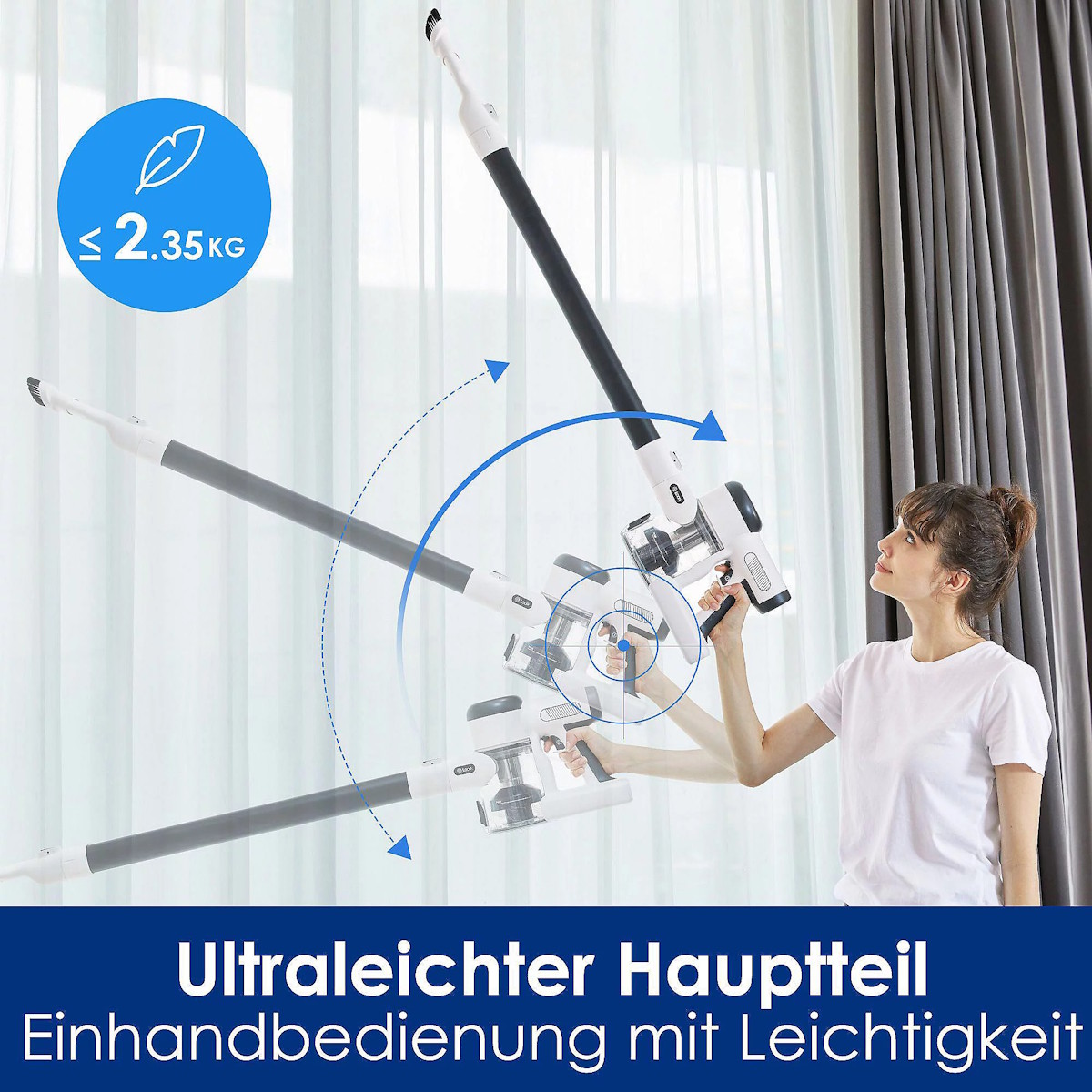 Tineco Pure One X Essentials – ultra-light main body of the vacuum cleaner, ergonomic design