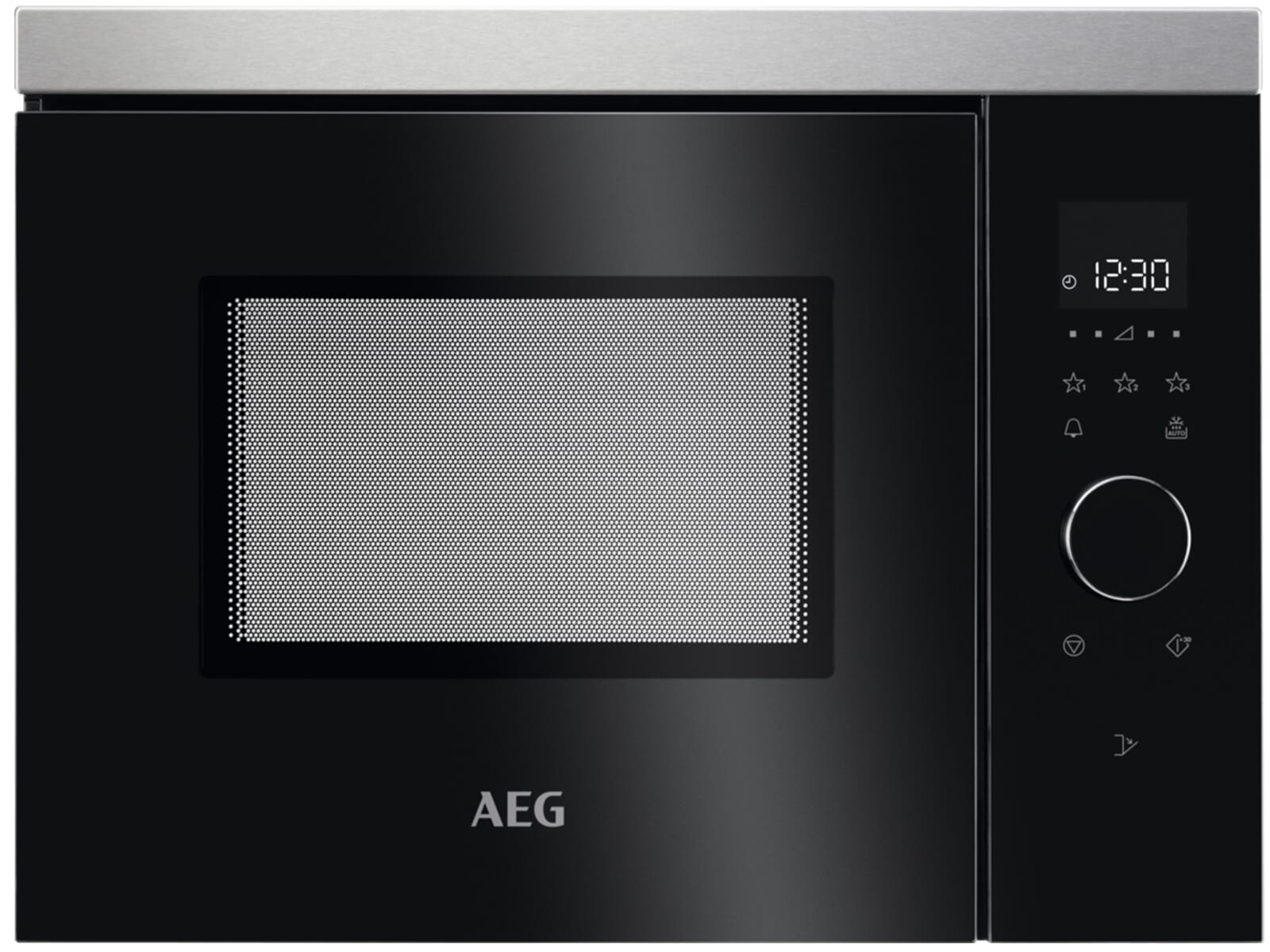 AEG MBB1755SEM built-in microwave stainless steel with touch control, width: 50cm, black