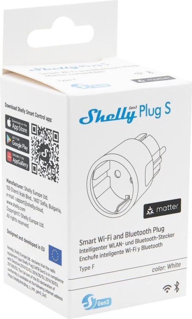 Shelly Plug S Gen3 packaging