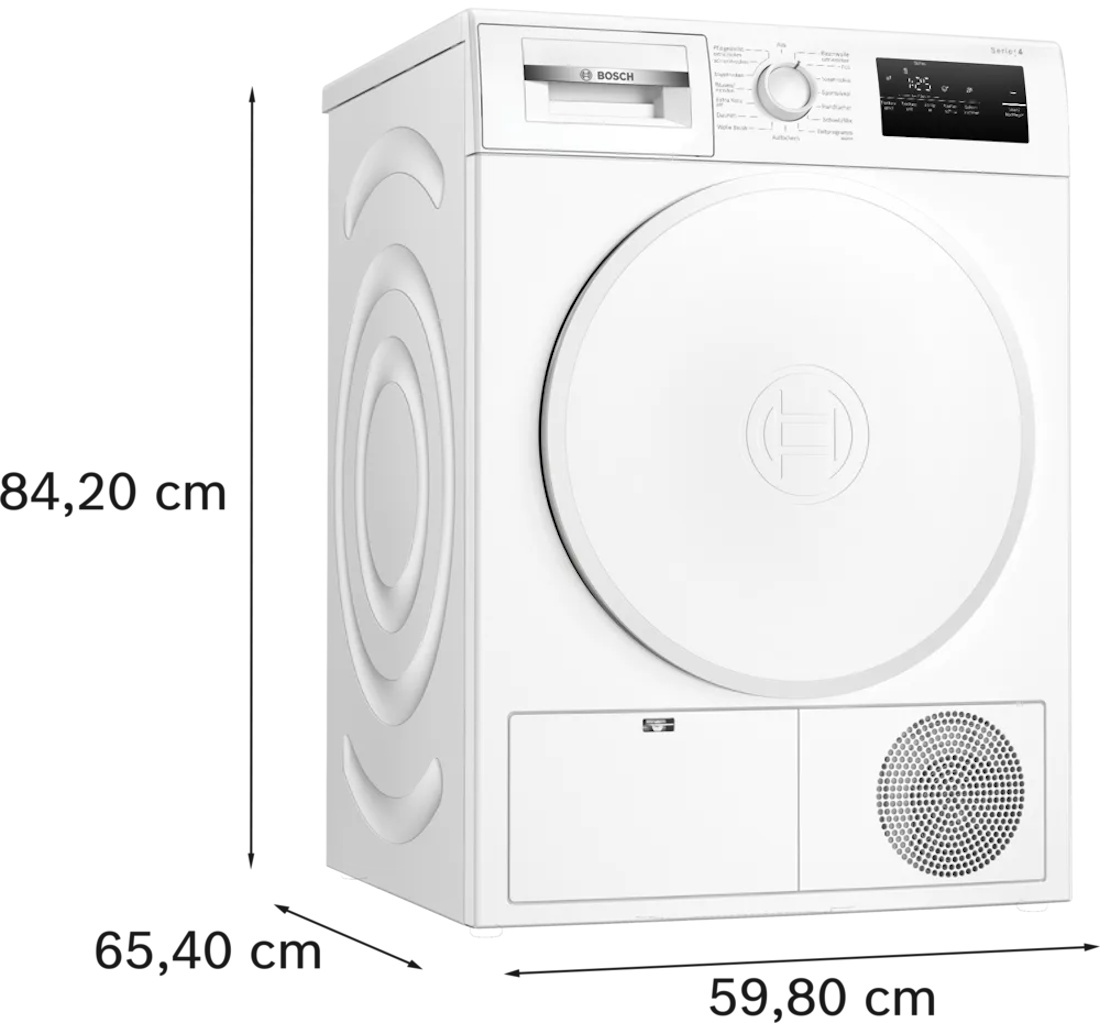 Bosch WTH83004 Appliance Dimensions