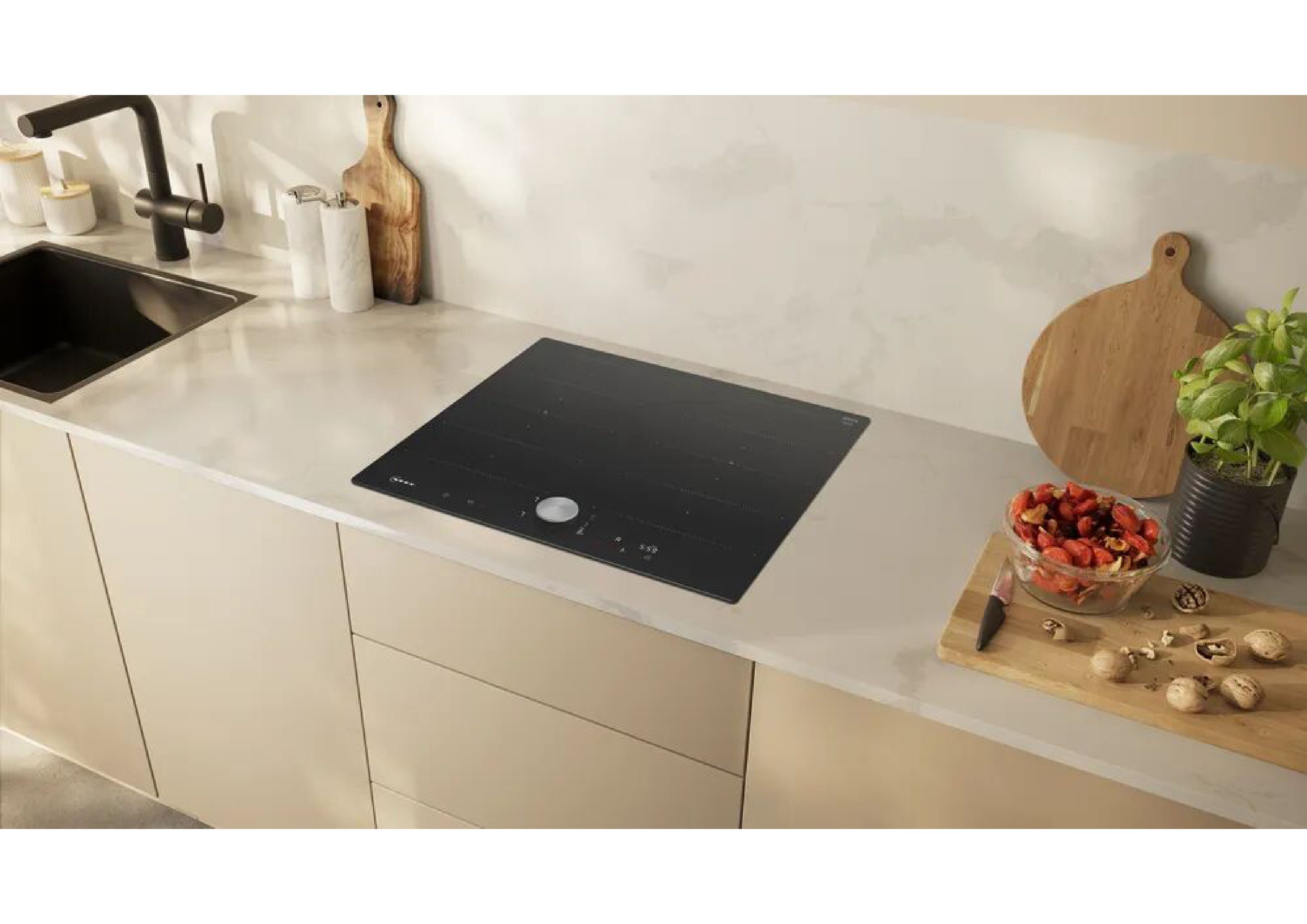 Neff FlexInduction cooktop in kitchen setting