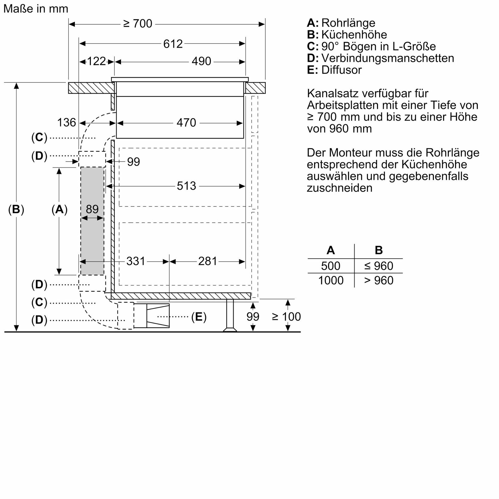 Siemens EX877NX68E iQ700 Induktionskochfeld mit Dunstabzug in 80 cm, Designrahmen, EAN: 4242003921463