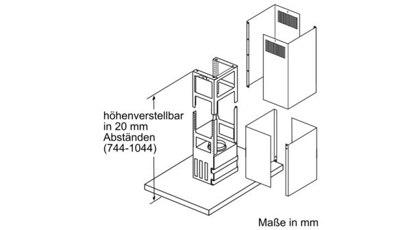 SIEMENS LF97BCP50, IQ500 Dunst­ab­zugs­hau­be, Edelstahl, EEK:A, EAN:4242003832097