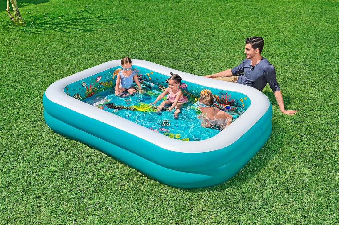 Die Familienfreundlichkeit: Der Pool ist ideal für gemeinsame Stunden im Garten.