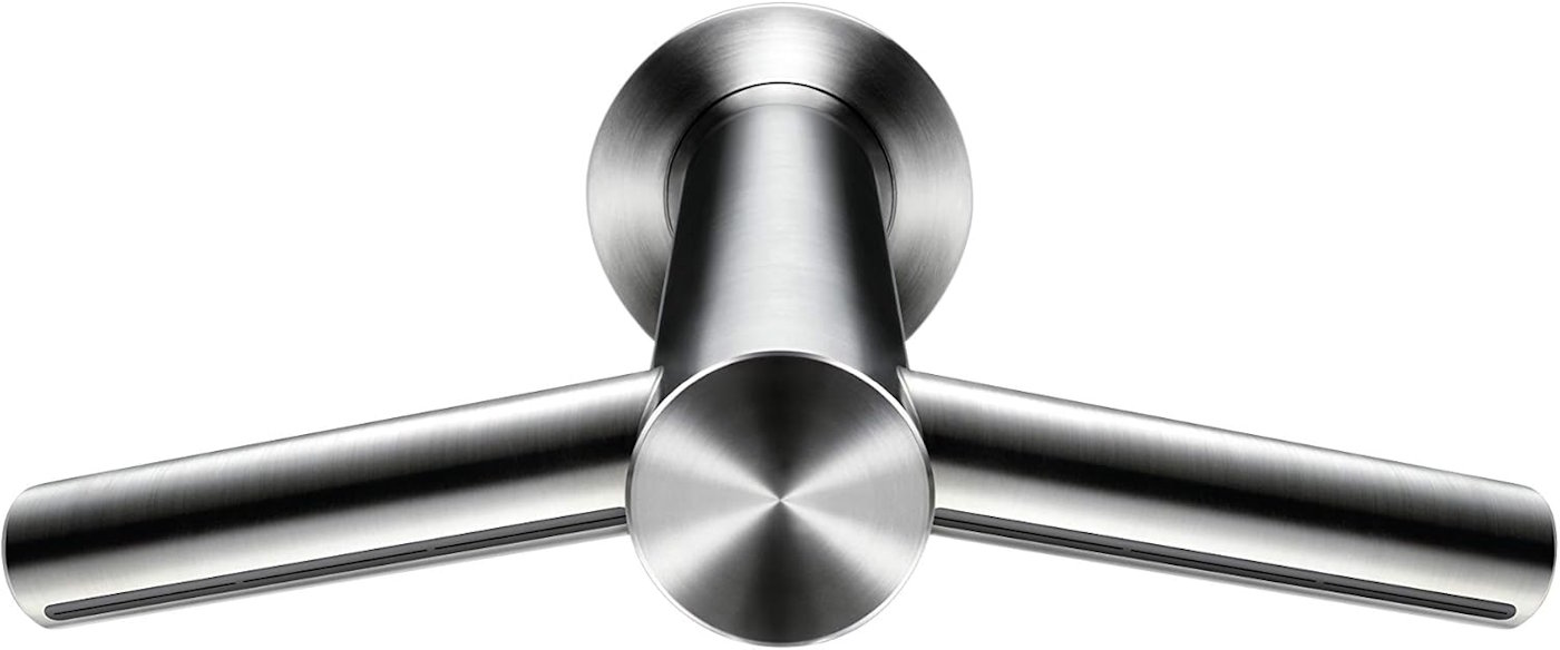 Dyson Airblade Wash+Dry WD06 hand dryer and faucet in stainless steel, wall-mounted