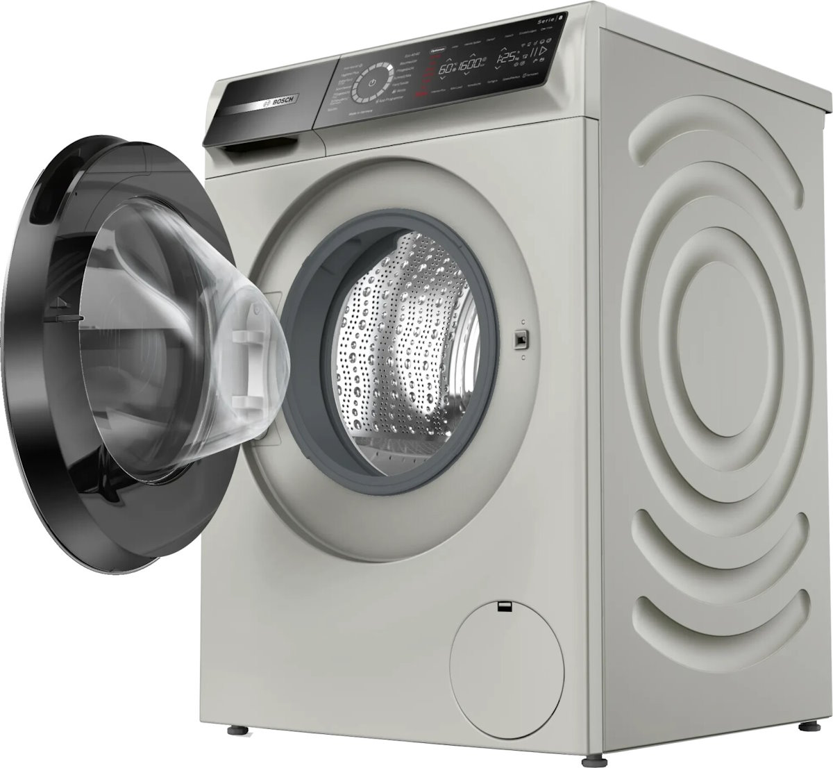 BOSCH WGB2560X0 Series 8 washing machine - child lock and 24h start delay