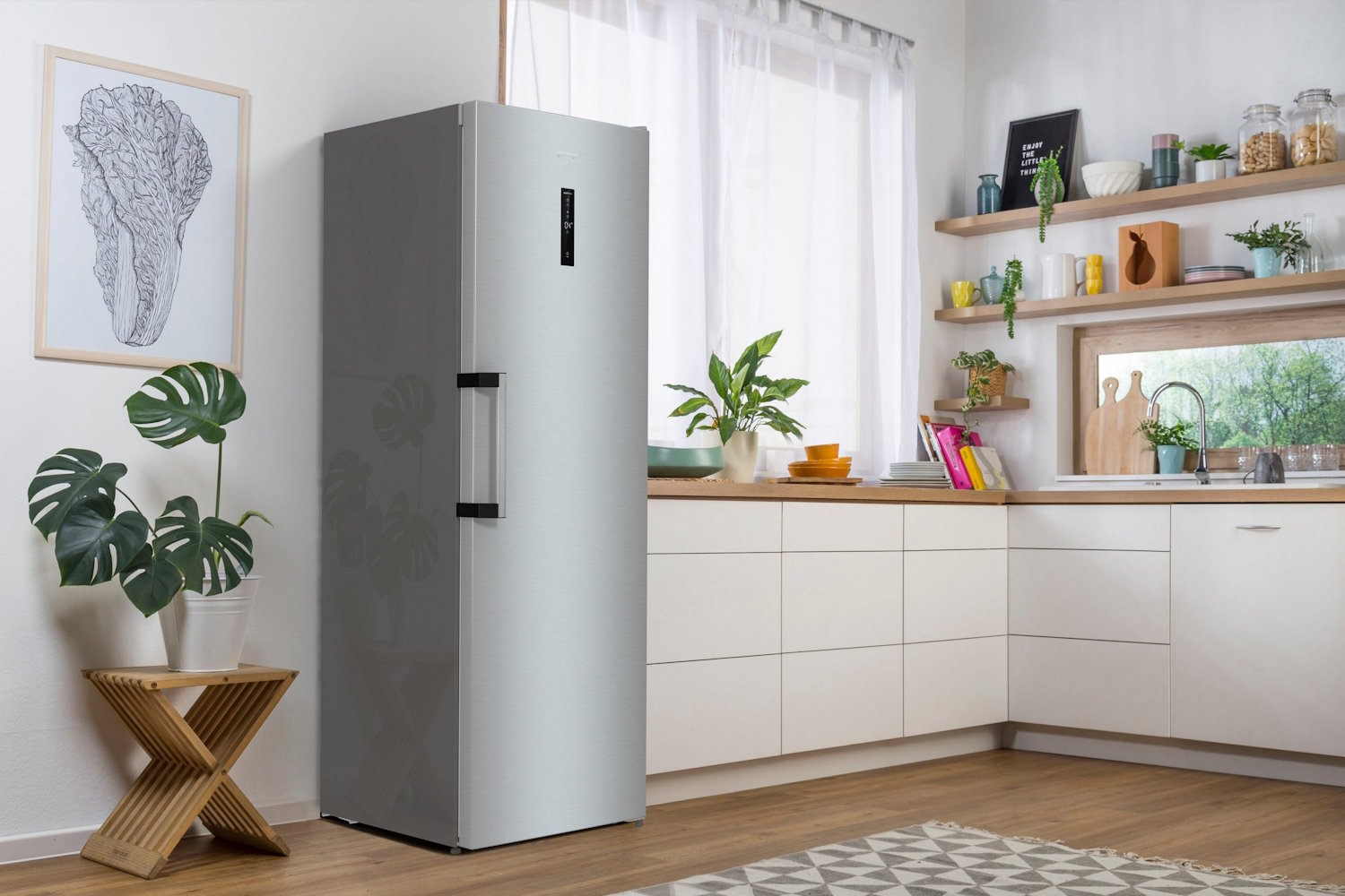 Gorenje Refrigerator with 398 litres of capacity.