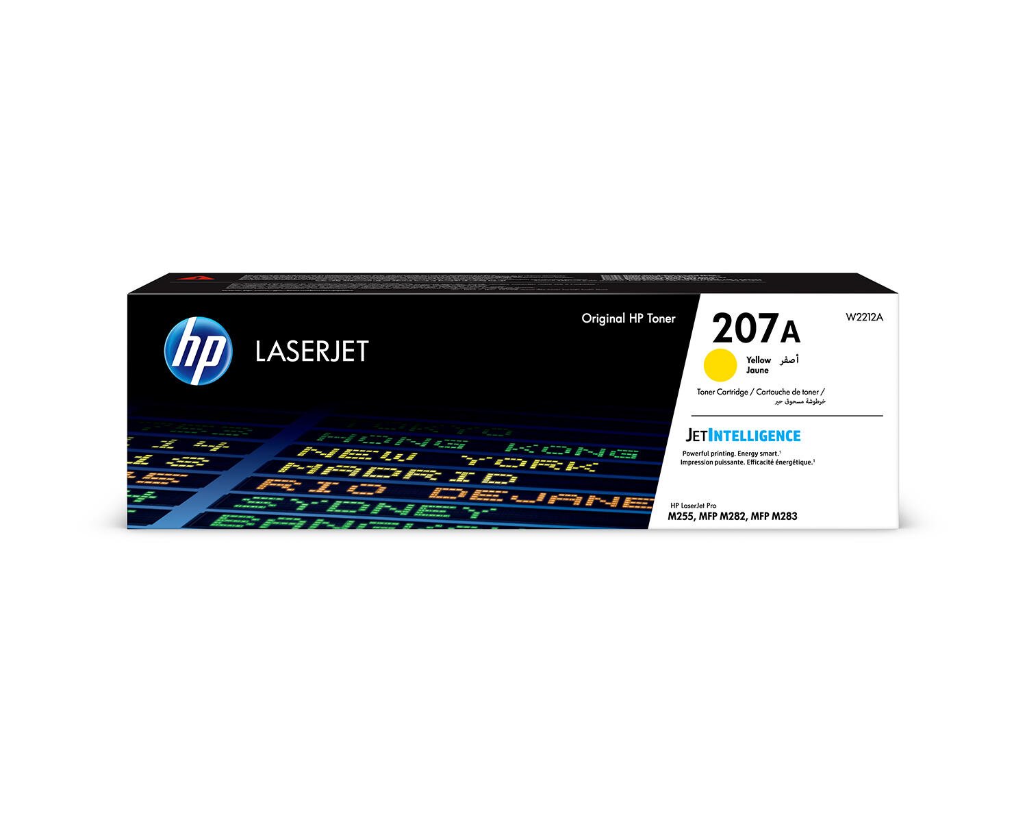 HEWLETT PACKARD W2212A Toner Yellow No. 207A Original Hewlett Packard LaserJet Toner Cartridge