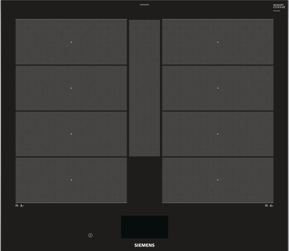 SIEMENS Induktionskochfeld HomeConnect Vario 60cm autark, EX675JYW1E