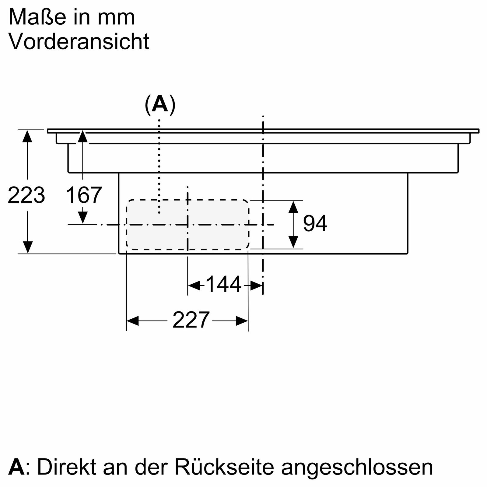 Siemens EX877NX68E iQ700 Induktionskochfeld mit Dunstabzug in 80 cm, Designrahmen, EAN: 4242003921463