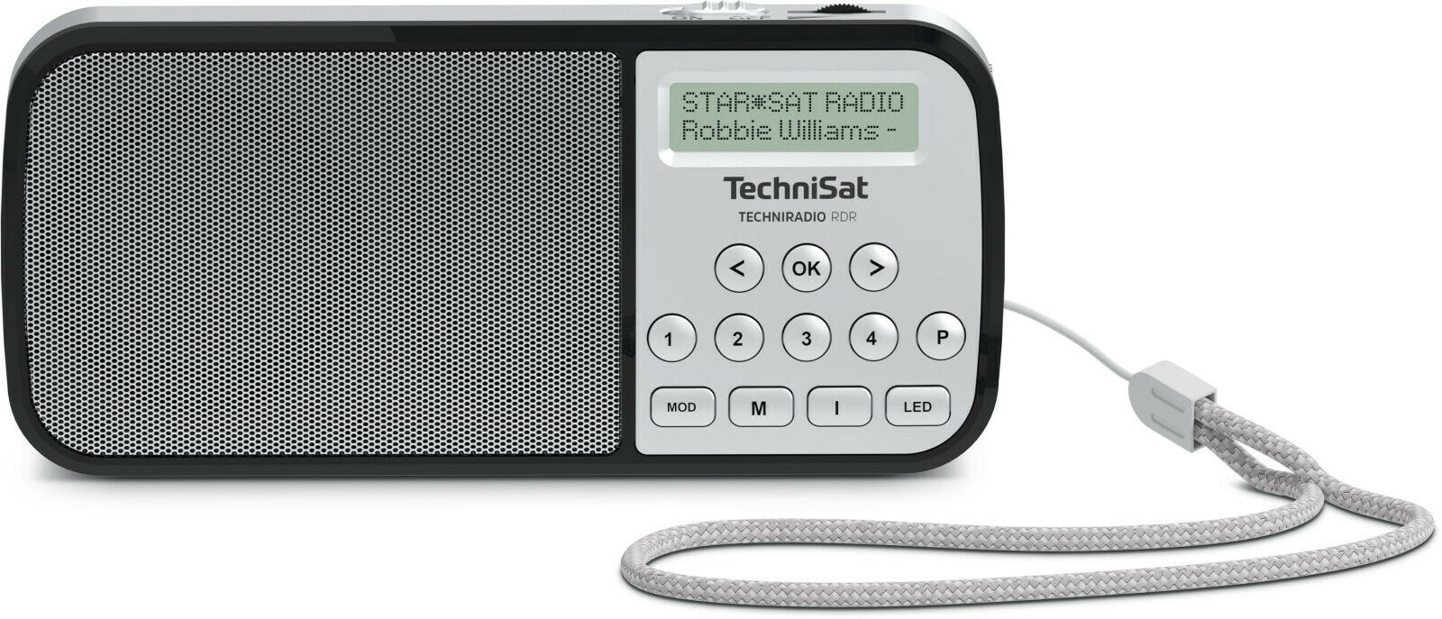 TechniSat Techniradio RDR Pocket radio DAB+, FM AUX, USB, silver