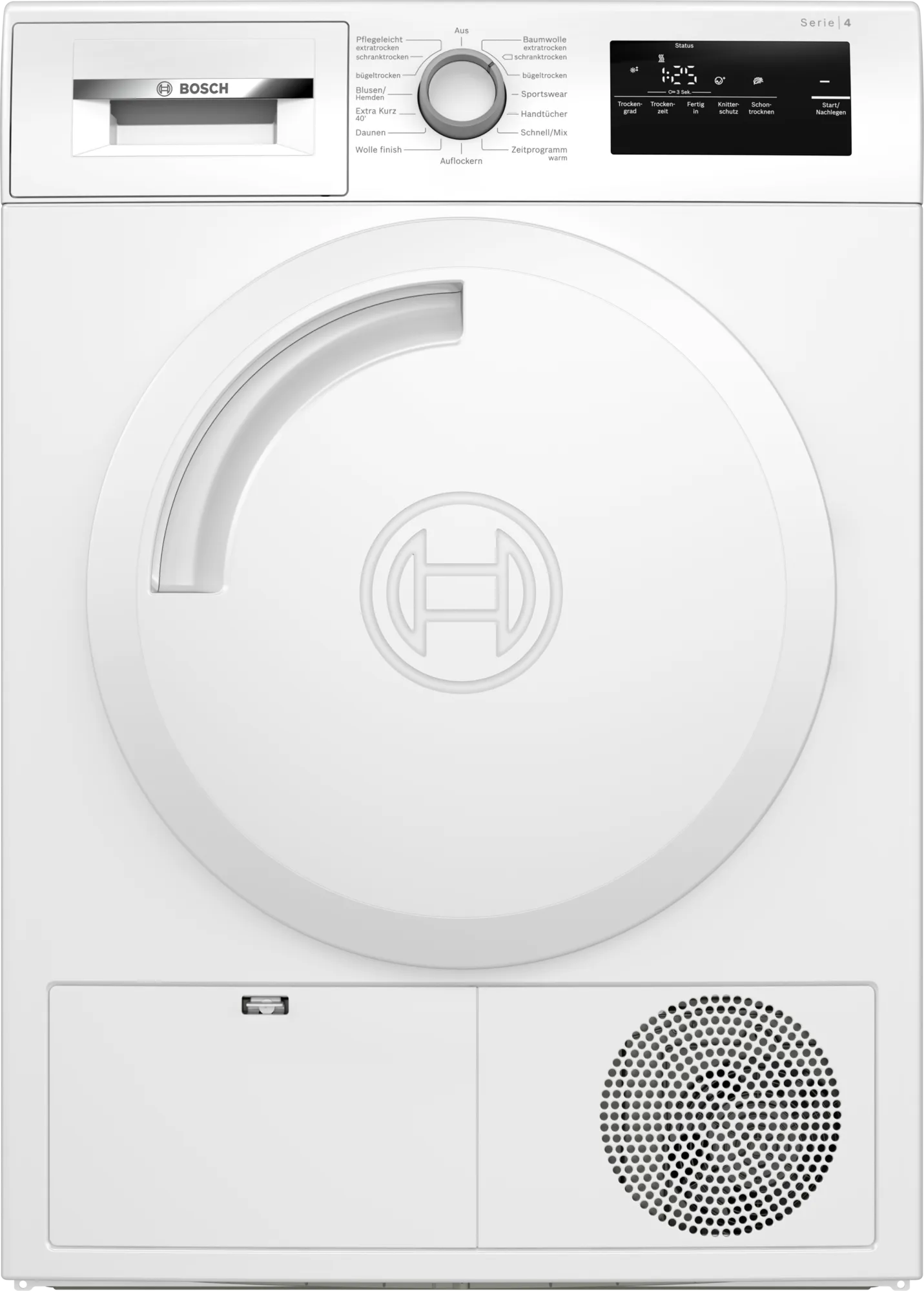 Bosch WTH83V03 Series 4 heat pump dryer front view