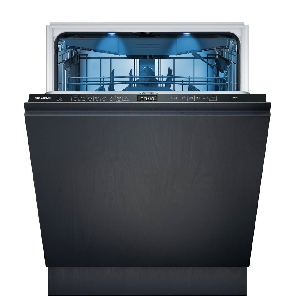 Siemens iQ500 SX65EX12CE fully integrated built-in dishwasher with stainless steel panel