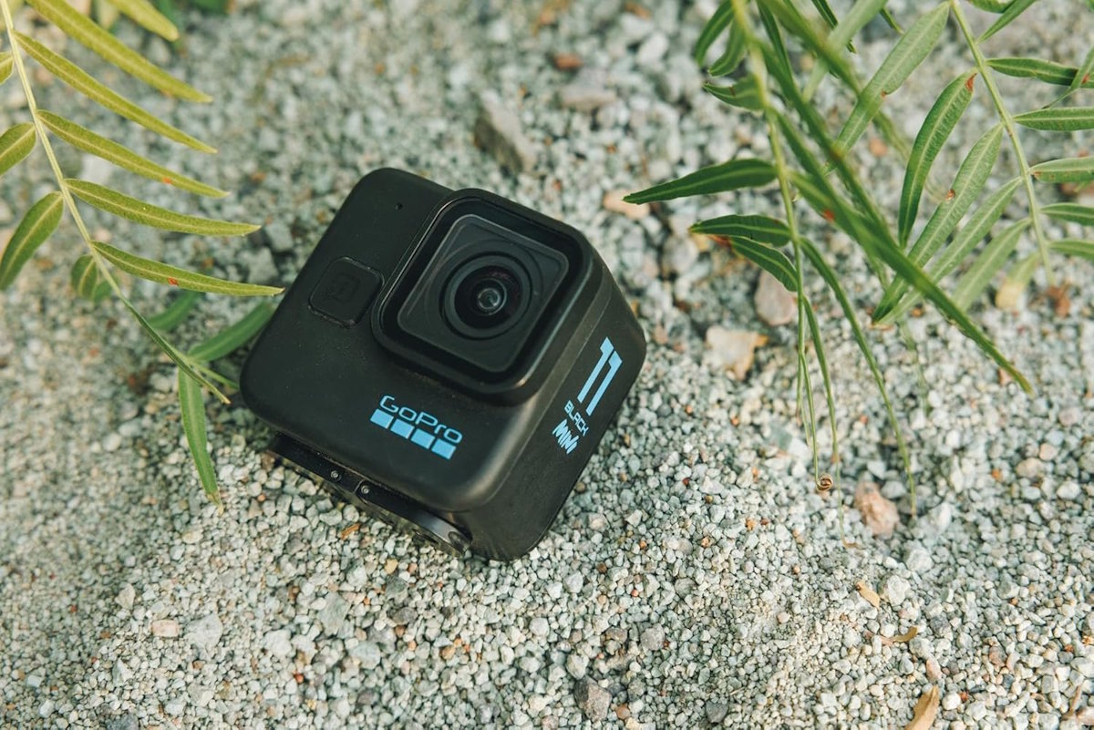 GoPro HERO11 Black Mini action camera, dust and waterproof up to 10 meters.