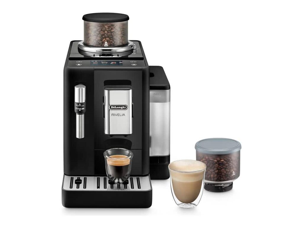 DeLonghi Rivelia EXAM440.35 B fully automatic coffee machine with Bean Switch System