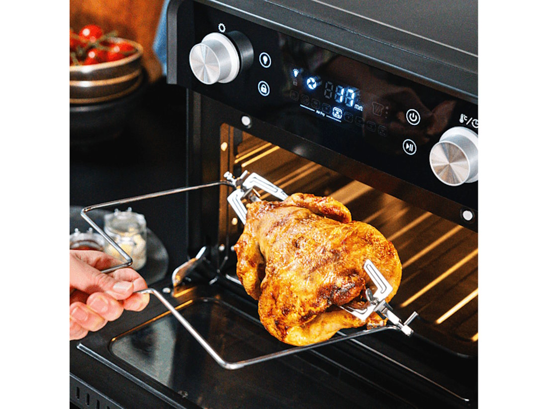 Gastroback 42815 Design Oven Air Fry & Pizza - Rotisserie spit for grilled dishes