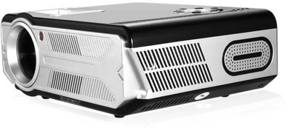 Side view of the LaVague LV‑HD300 LED projector showing ventilation and ports