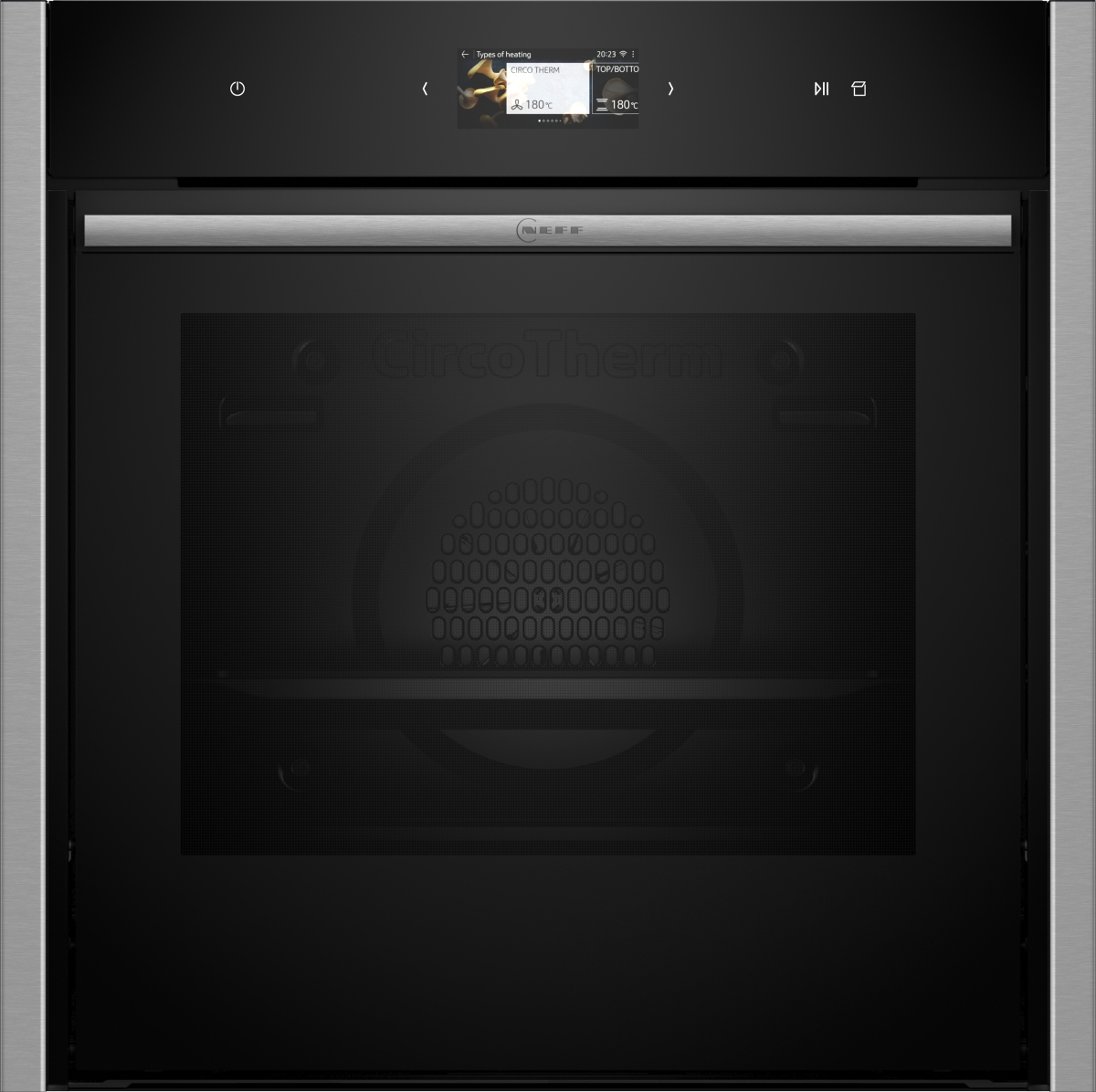 Neff B64VS71N0 built-in oven stainless steel, 71 liters, hot air, display with timer