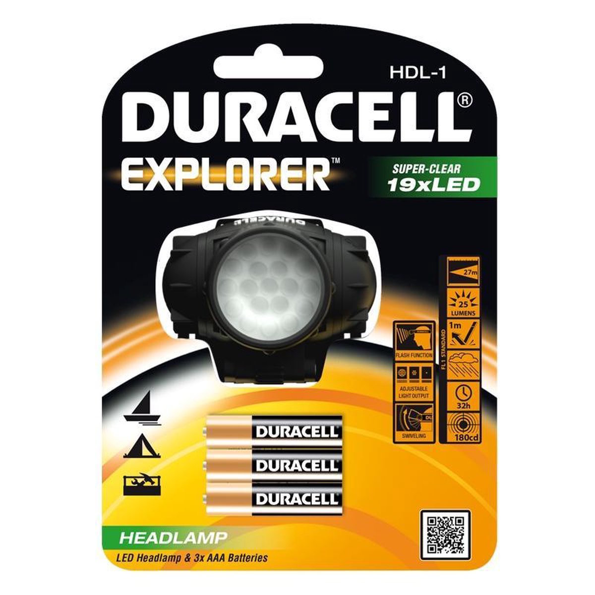 Duracell Explorer Headlamp HDL-1 – Reliable Outdoor Lighting Duracell Explorer Headlamp HDL-1 for Outdoor Lighting