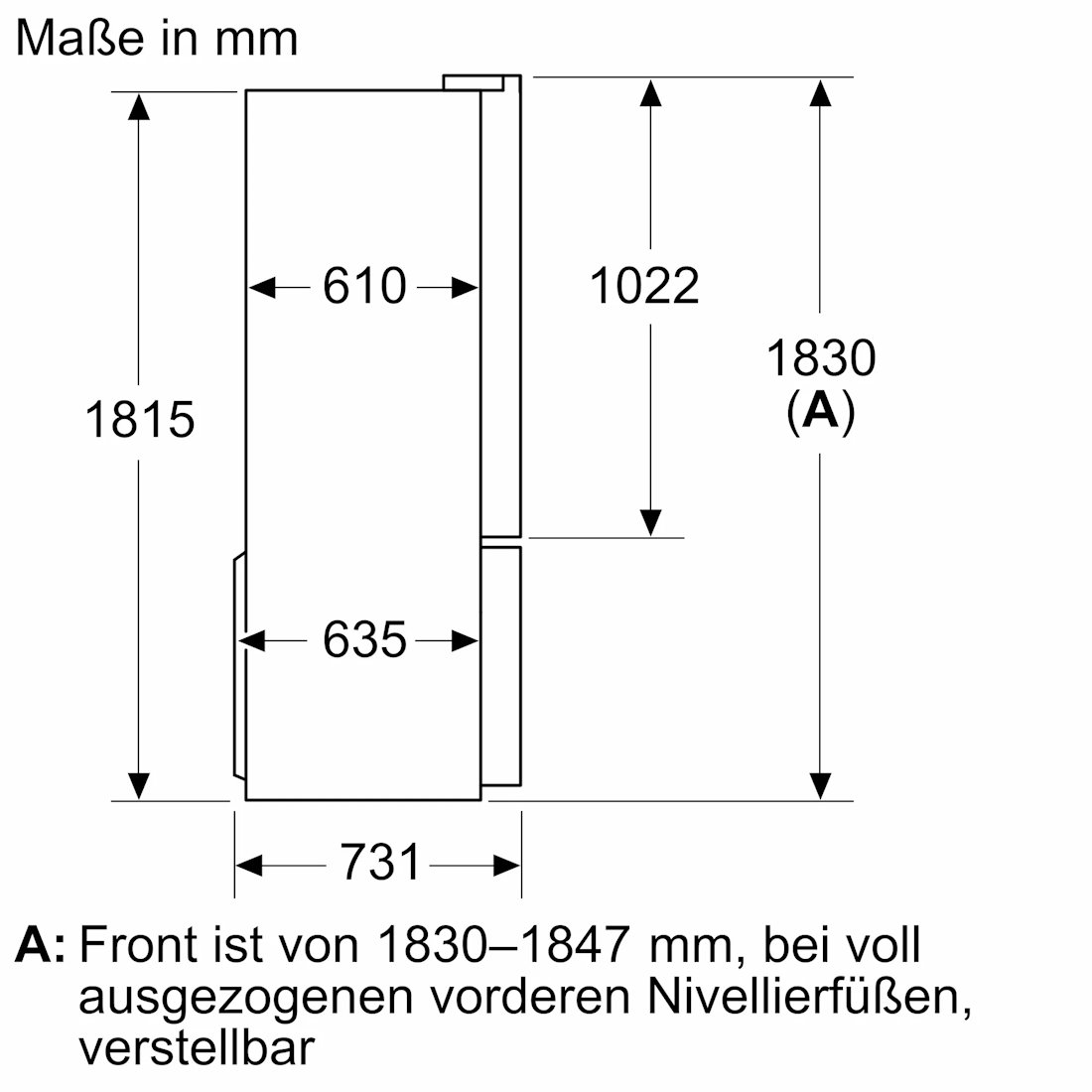 BOSCH KFN96APEA Serie 6 Kühl-Gefrier-Kombination