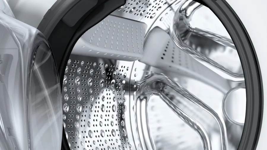 Interior view of the drum of the Bosch washing machine