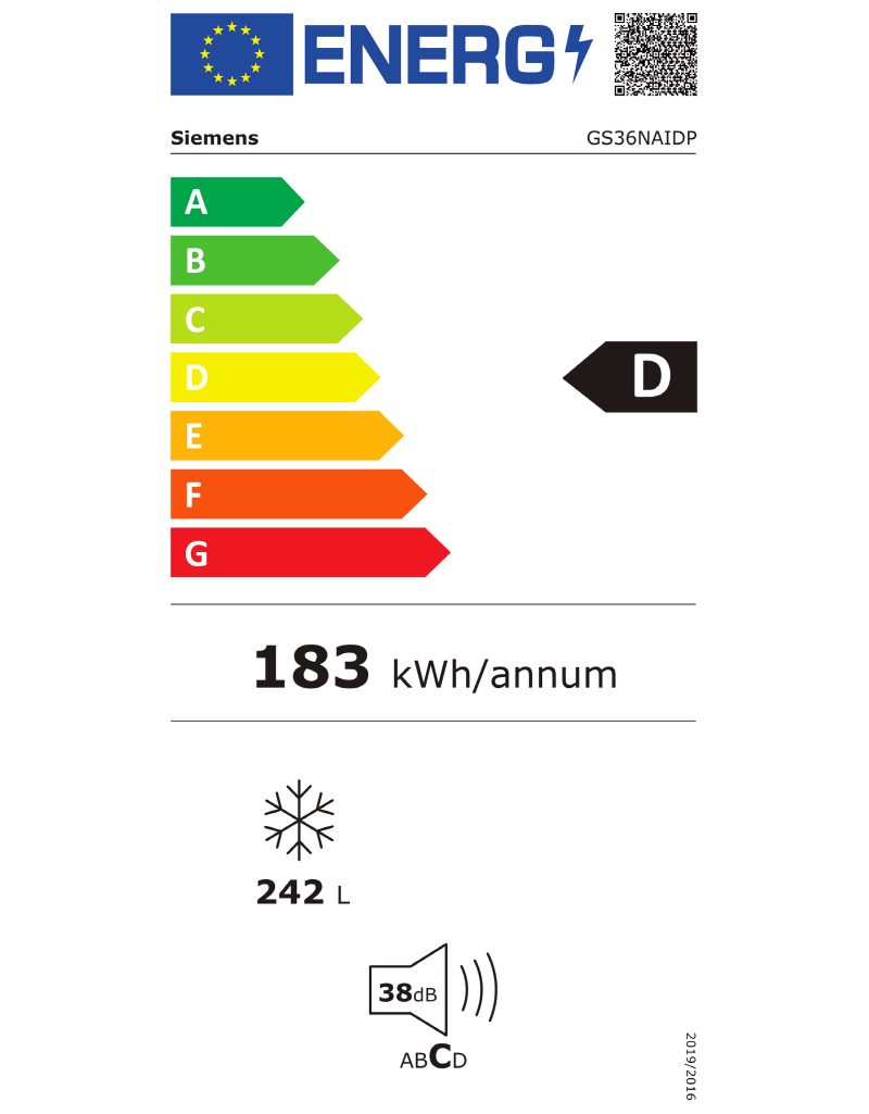 4242003864258 Siemens GS36NAIDP iQ500, Gefrierschrank edelstahl