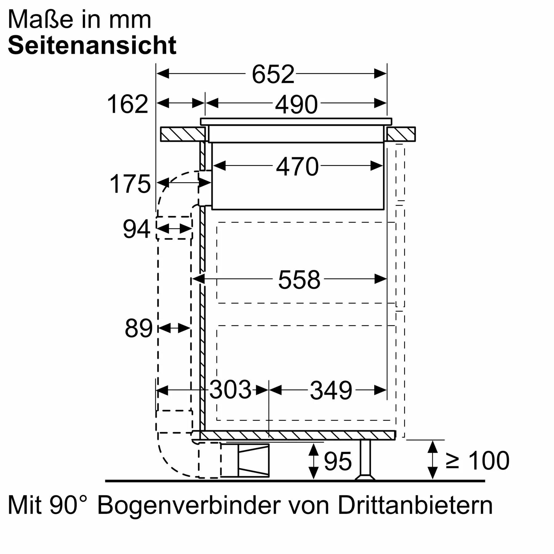 SIEMENS ED811FQ15E, Induktionskochfeld mit Dunstabzug, 802 mm breit, 522 mm tief, EEK: B, EAN: 4242003876510