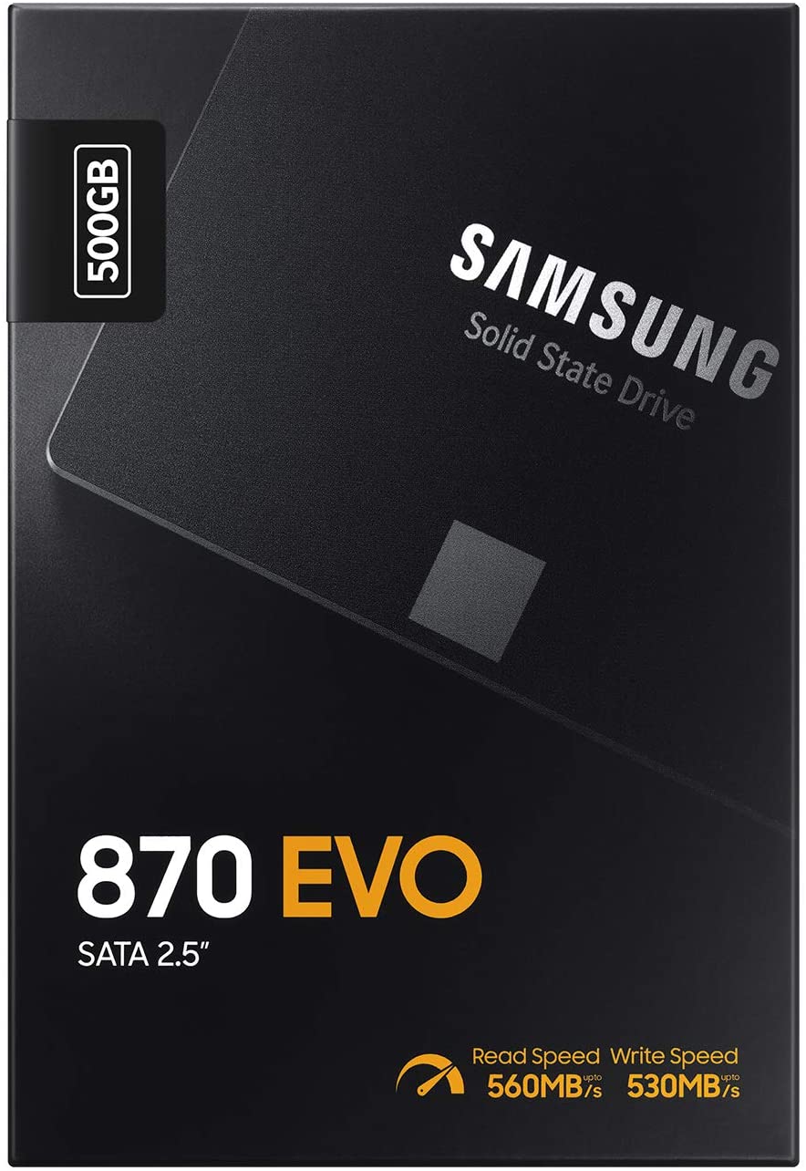 Samsung 870 EVO 500 GB SATA 2,5" SSD Pack