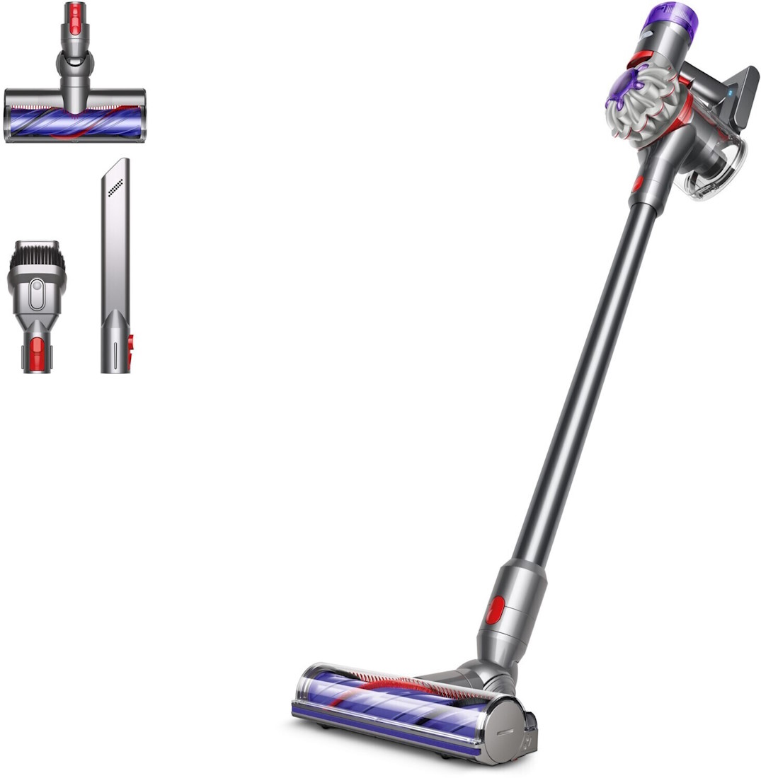 DYSON V8 Origin Cordless Stick Vacuum Cleaner silver purple