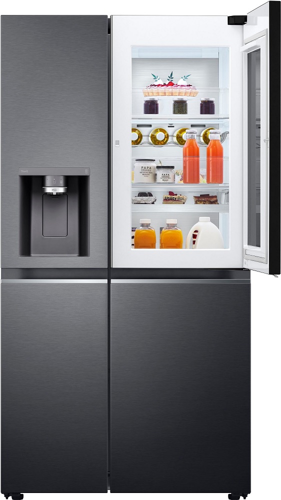LG GSXV91MCAE Side-by-Side Refrigerator: Faster and more even cooling