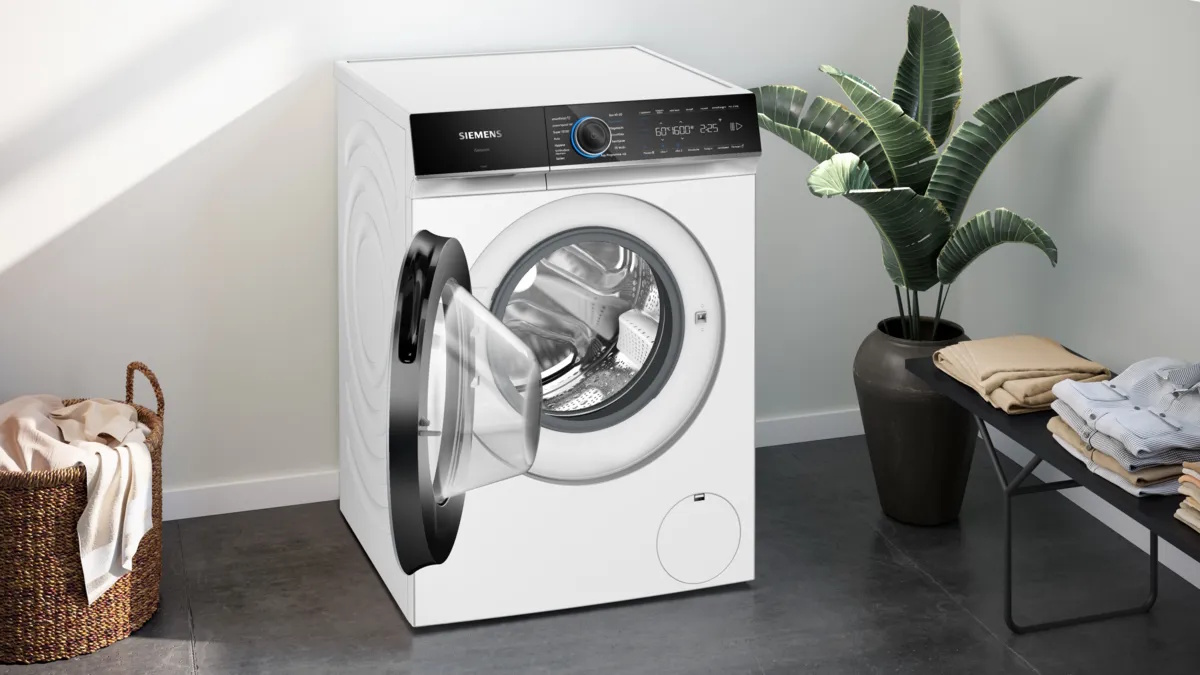 Open soft drum with interior light for 10 kg of laundry