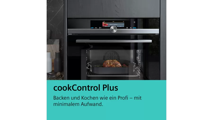 SIEMENS HS658GXS7 iQ700 Einbau-Dampfbackofen cookControl Plus