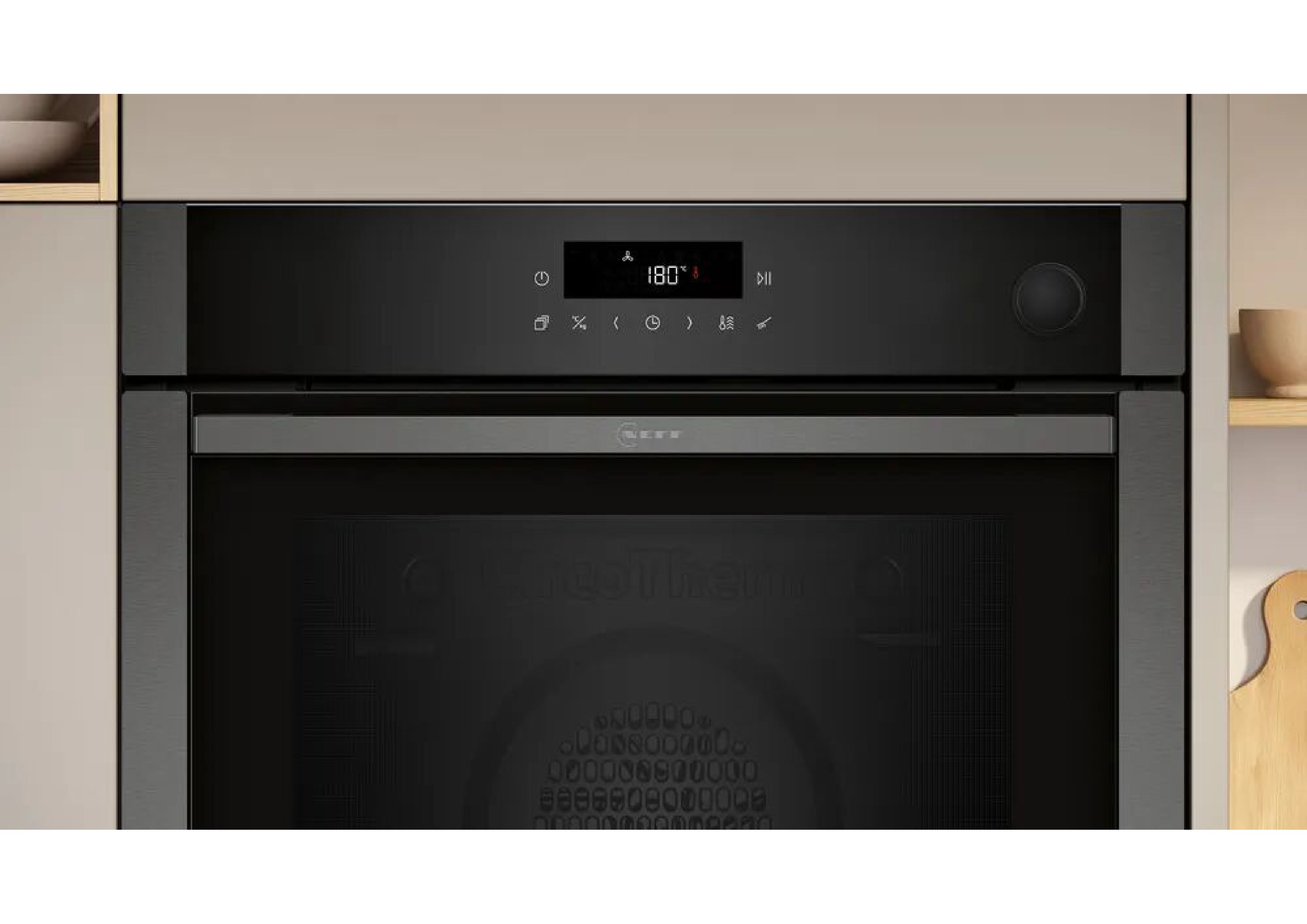Neff oven display and controls