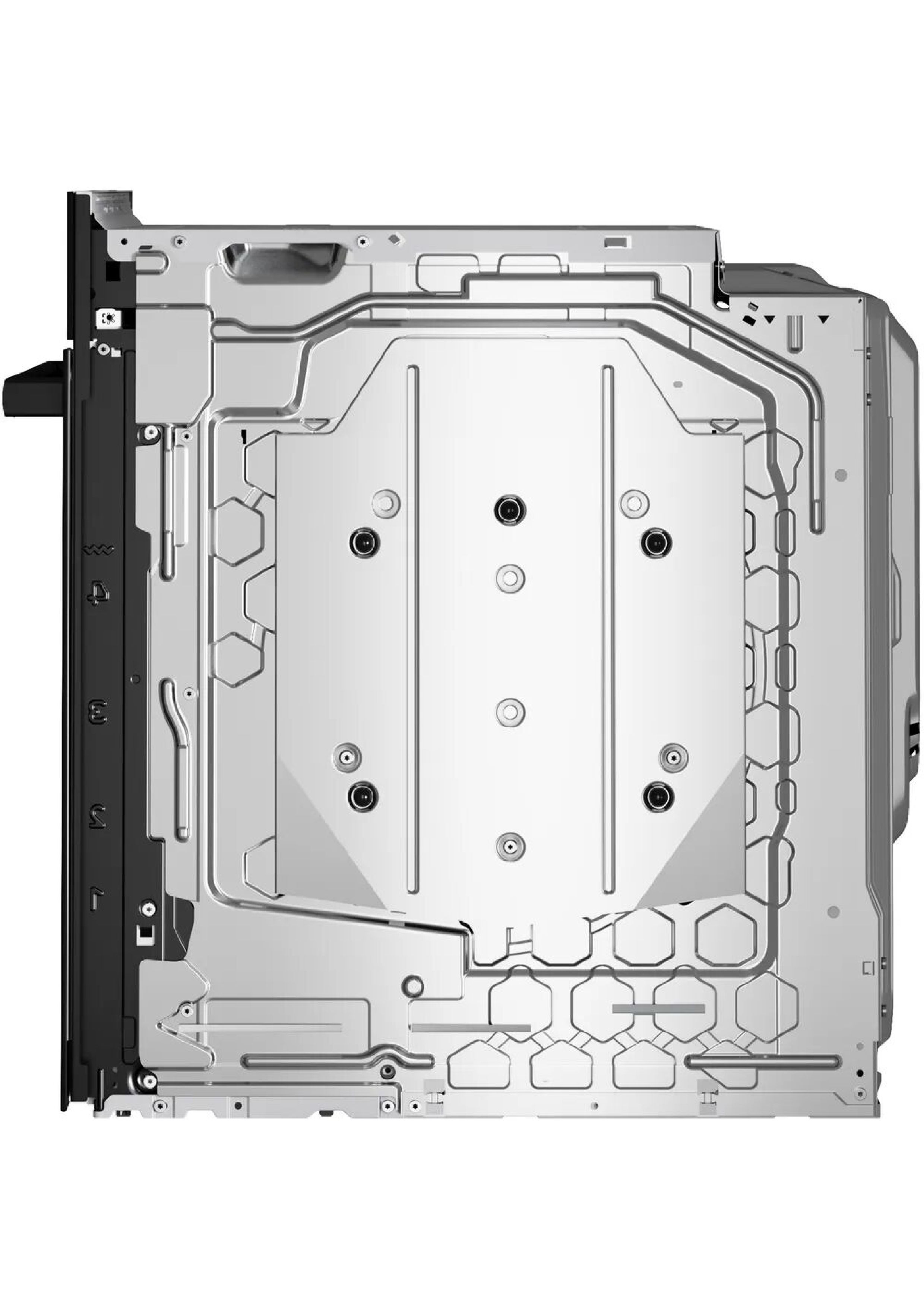 Technical side view Neff built-in oven