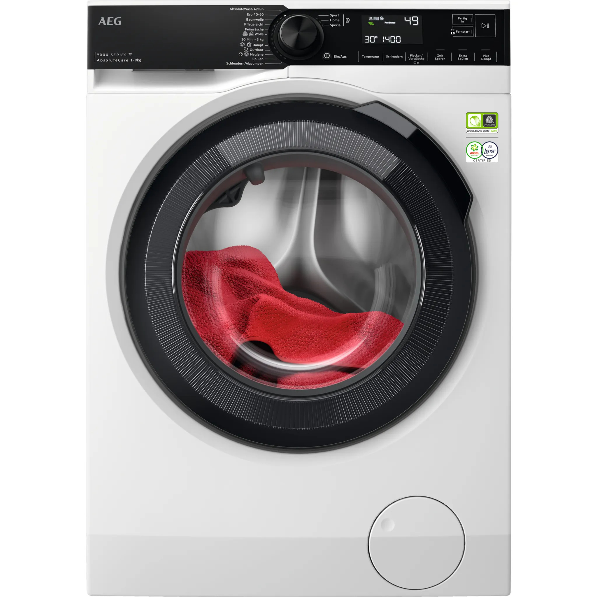 AEG LR9W75490 9kg Washing Machine – WiFi-enabled, modern & efficient