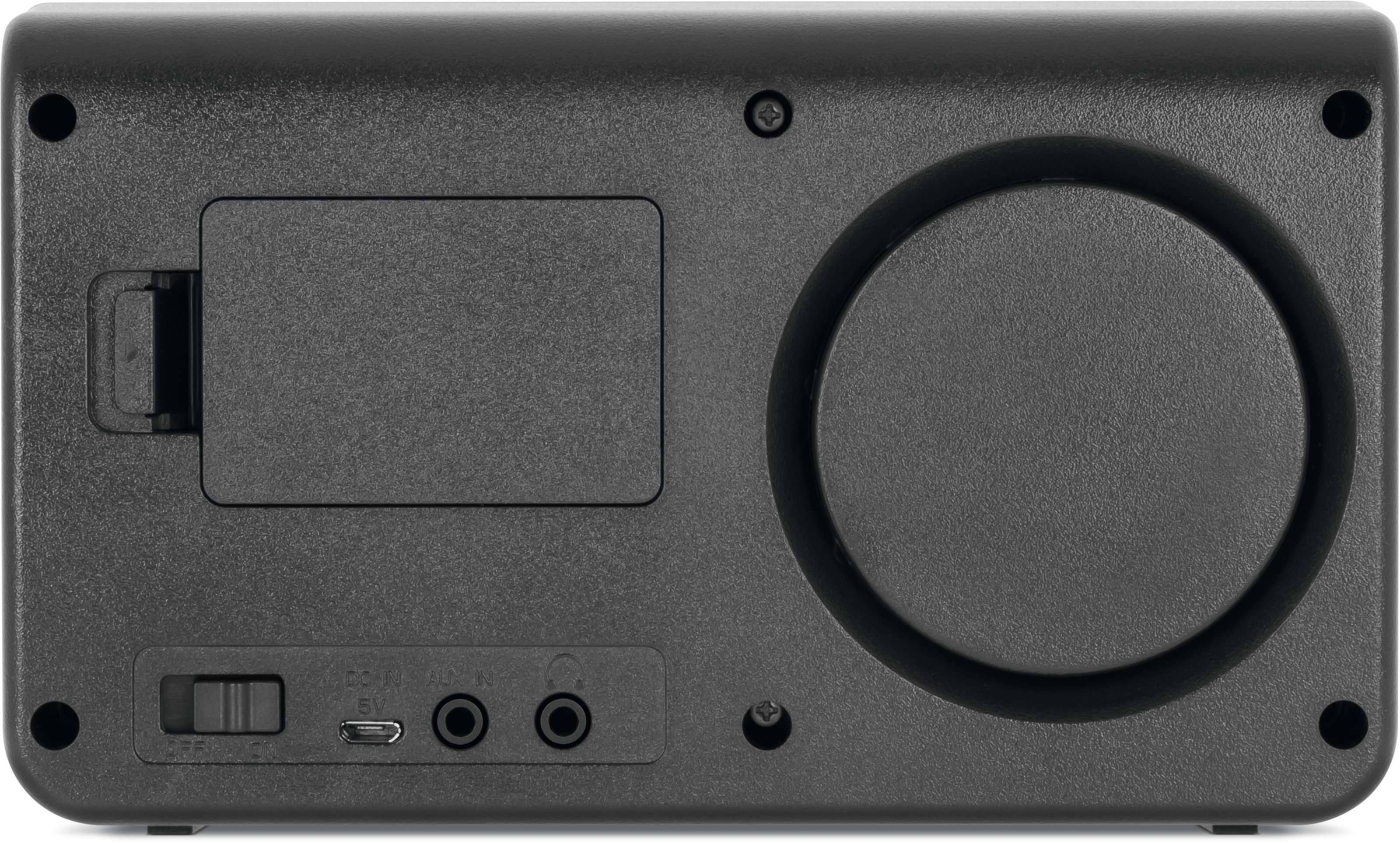 Sternradio IR2 Internet radio, rear view with connections.