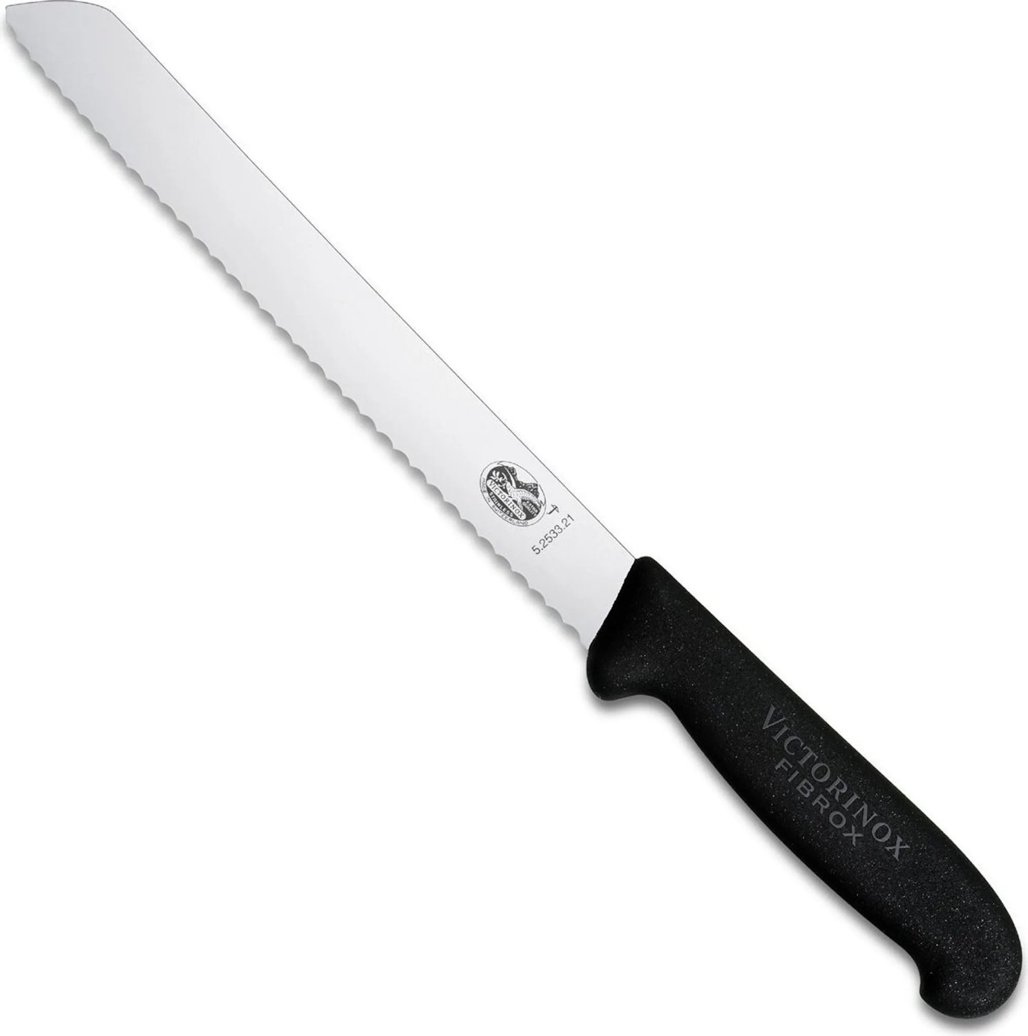 Victorinox Fibrox bread knife 5.2533.21B front view