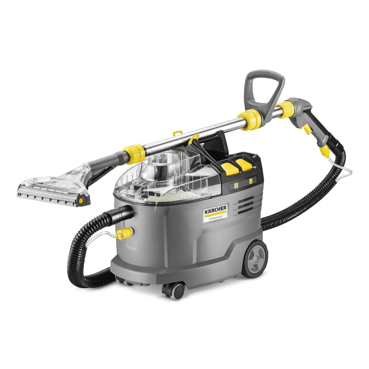 The Kärcher Puzzi 9/1 Bp is a unique, cordless spray extraction unit.