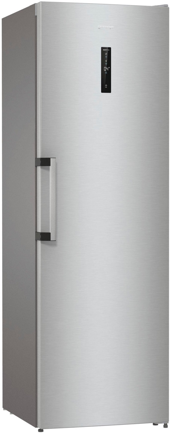 Gorenje Refrigerator with 398 litres of capacity. Gorenje R619DAXL6 Advanced Line refrigerator, front view in stainless steel look.