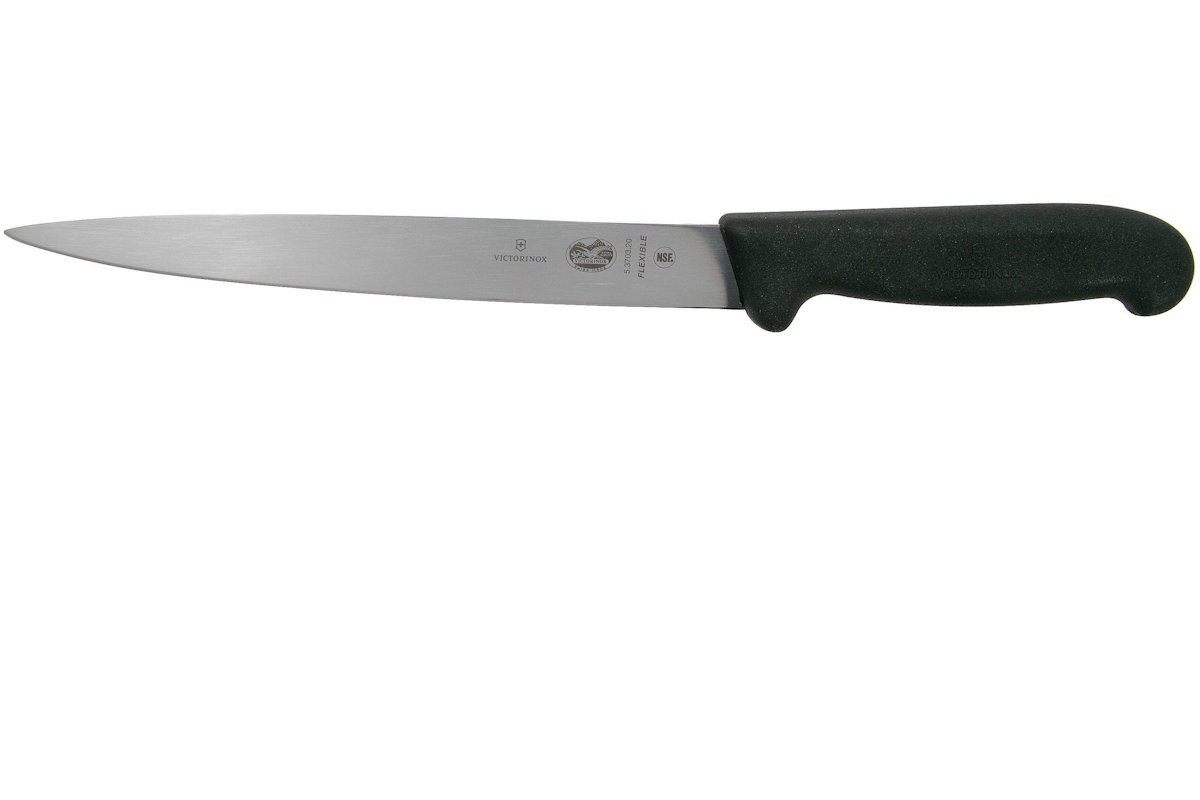 Victorinox Fibrox filleting knife with flexible 20 cm blade Victorinox filleting knife 20 cm, flexible blade, non-slip Fibrox handle