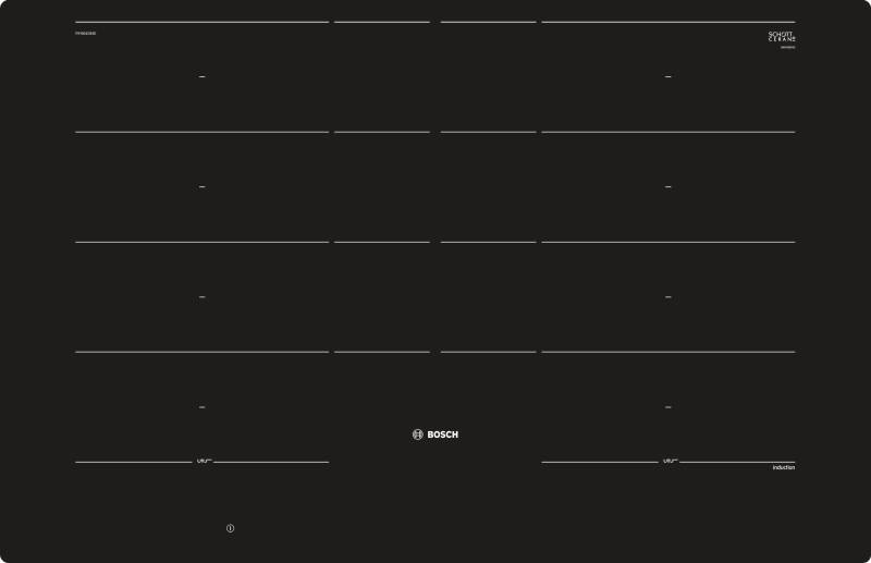 BOSCH PXY801DW4E glass ceramic hob 80 cm with overflow protection and automatic switch-off.