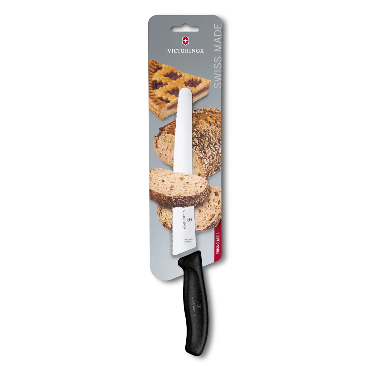 Victorinox Swiss Classic 6.8633.22B Bread and Pastry Knife (22 cm) – For precise cuts without crumbs Victorinox Swiss Classic 6.8633.22B Bread and Pastry Knife (22 cm) – For precise cuts without crumbs