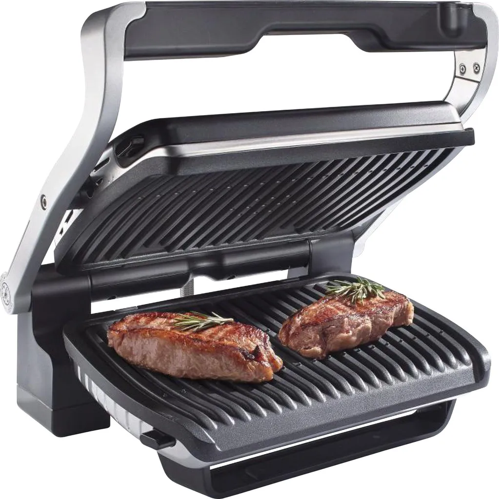 TEFAL GC705D OptiGrill Kontaktgrill - silber