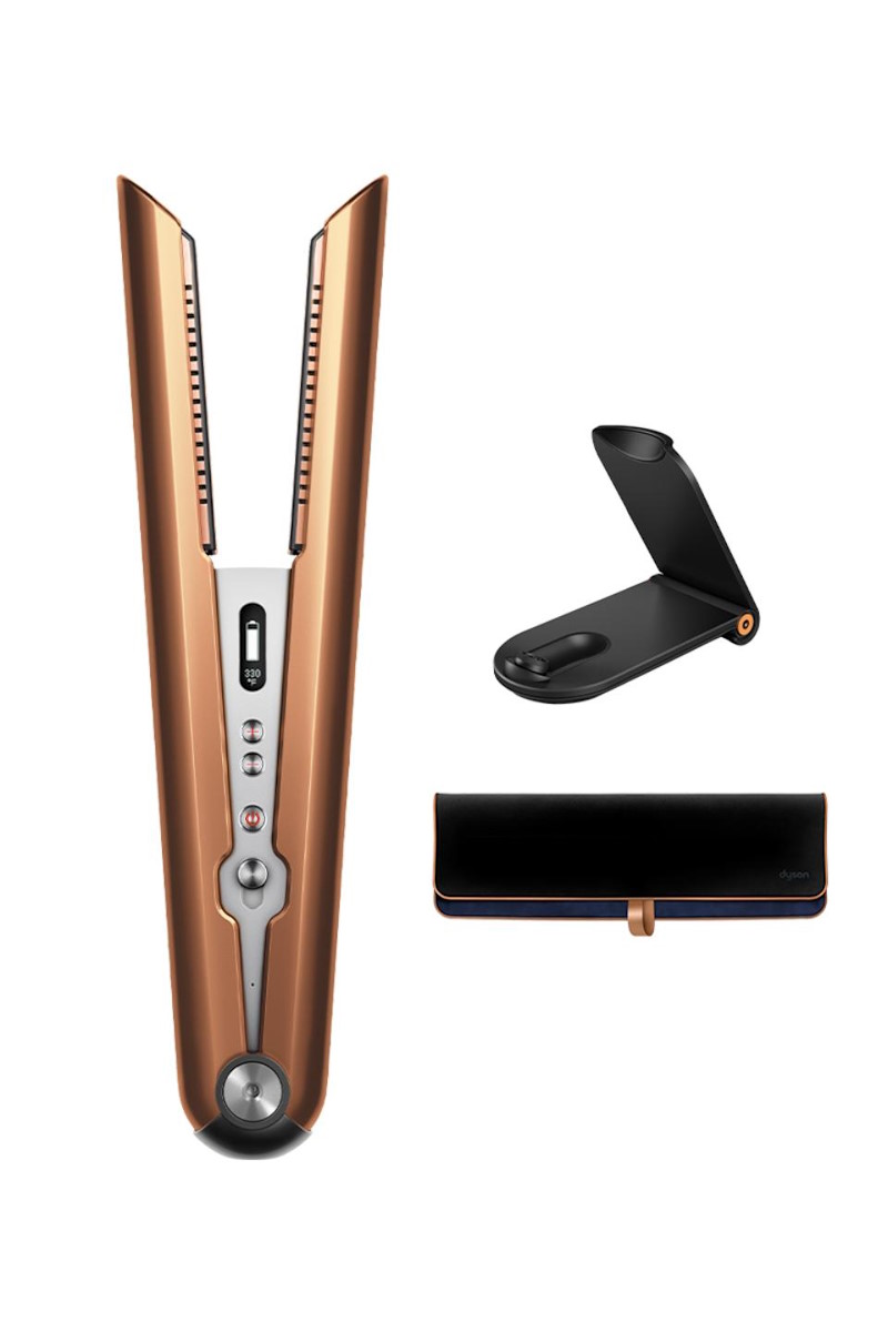 Dyson Corrale hair straightener cordless nickel/copper - cordless hair straightener 200W