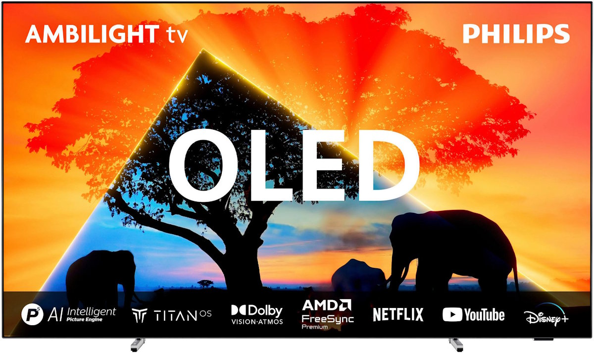 Philips 65OLED759/12 Ambilight TV, 65-inch, 4K UHD, front view