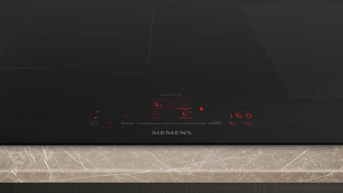 Close-up of the touchSlider control panel for precise power adjustment