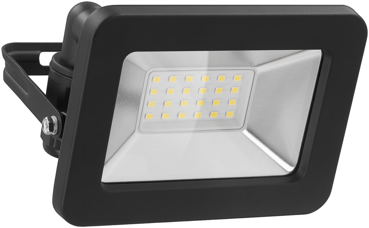 Goobay LED outdoor spotlight, 20 watt, IP65, 1700 lumen, black