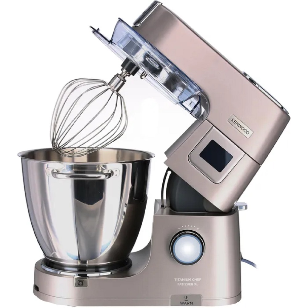 Kenwood KWL90.004SI Titanium Chef Patissier XL Küchenmaschine BowlBright Innenbeleuchtung für mehr Kontrolle über den Rührvorgang