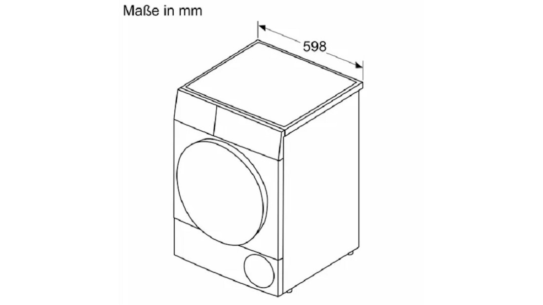 Bosch WQB245B40  Serie 8 Maße