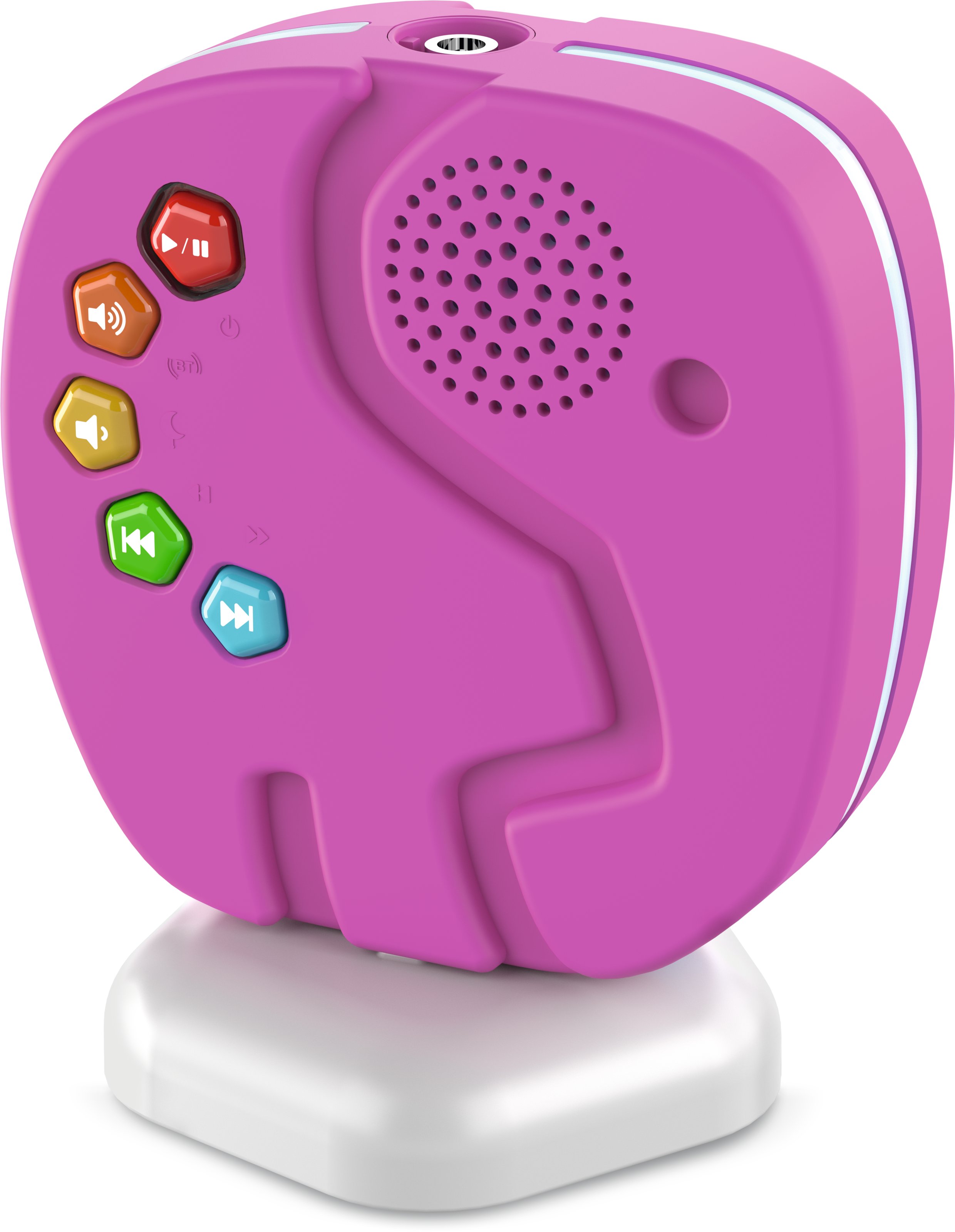 Technifant Pink on a stand, without cap.